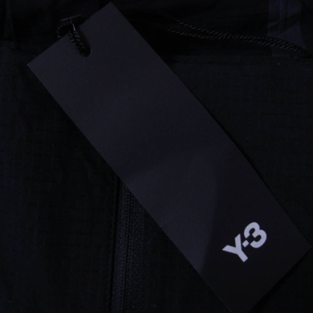 Y-3 Yohji Yamamoto ワイスリー ヨウジヤマモト IN8746 M RUN JACKET フーデッド ナイロン ランニング ジャケット ブラック系 XL【中古】