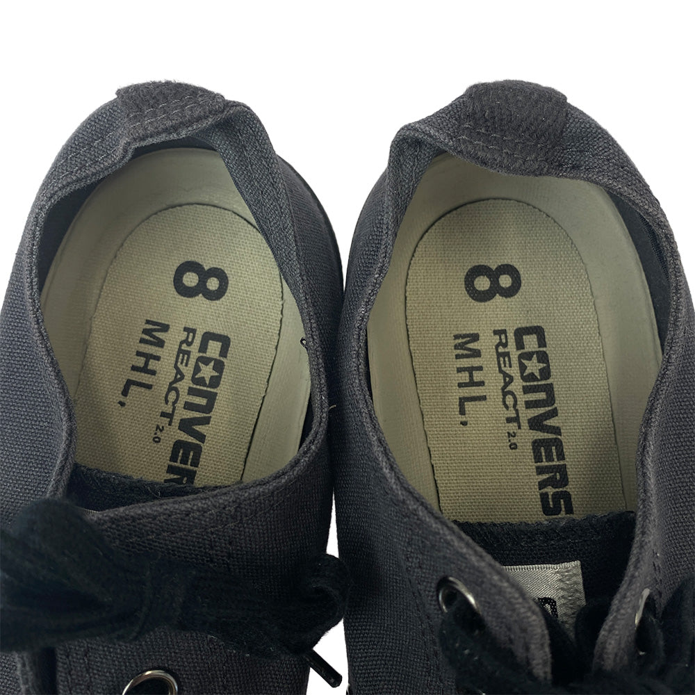 CONVERSE コンバース 1SD509 × MHL. エムエイチエル ALL STAR オールスター ローカット スニーカー ブラック系 26.5cm【中古】