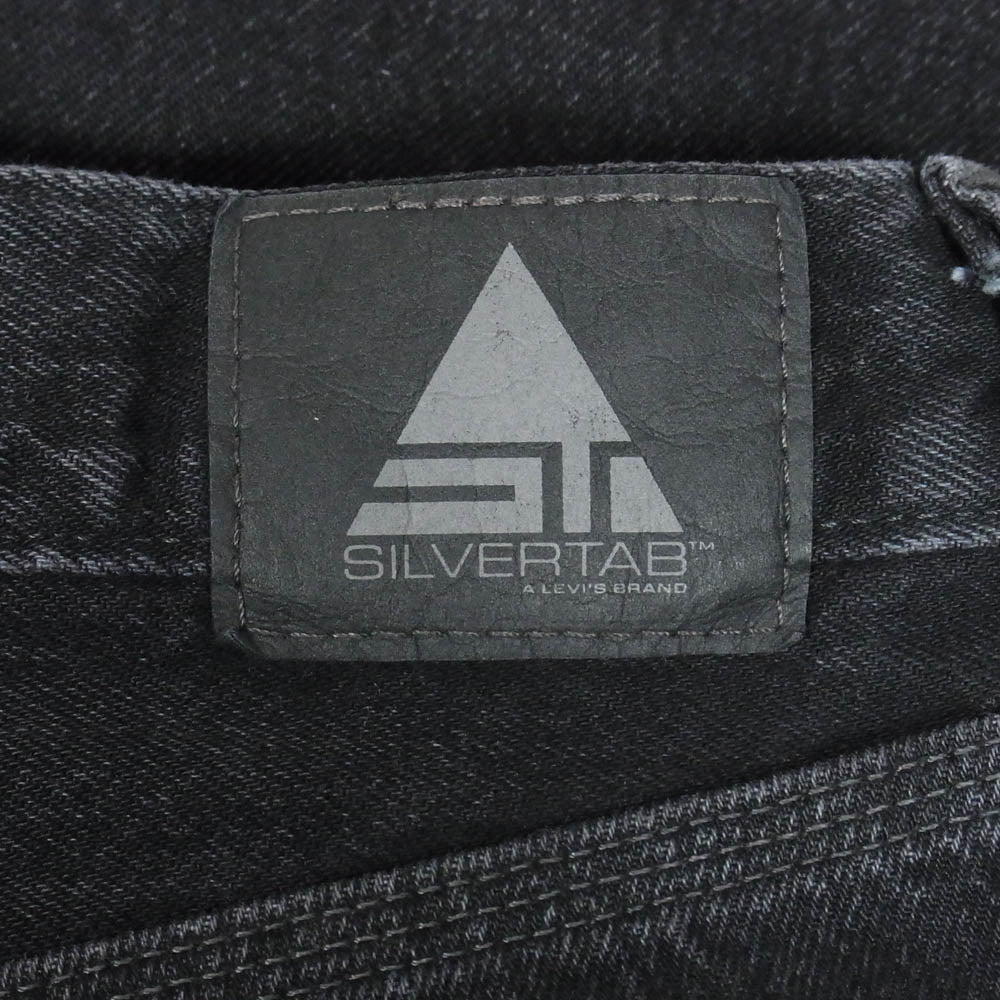 Levi's リーバイス SILVERTAB シルバータブ バギー カーペンター デニム パンツ ブラック系 30【中古】