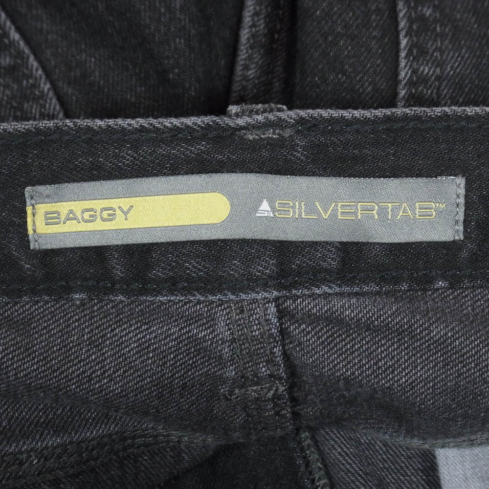 Levi's リーバイス SILVERTAB シルバータブ バギー カーペンター デニム パンツ ブラック系 30【中古】
