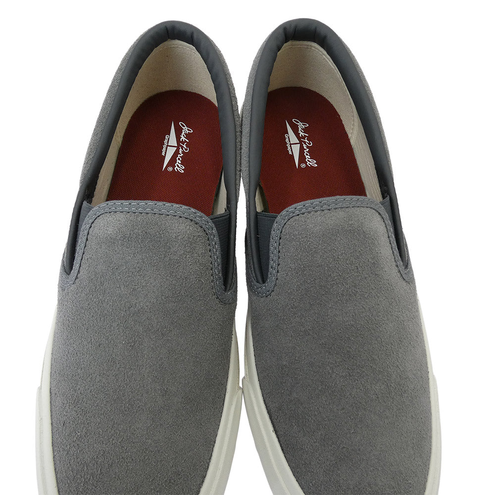 CONVERSE コンバース 1SE247 JACK PURCELL SLIP-ON ジャックパーセル スリッポン スニーカー グレー系 26.0cm【中古】