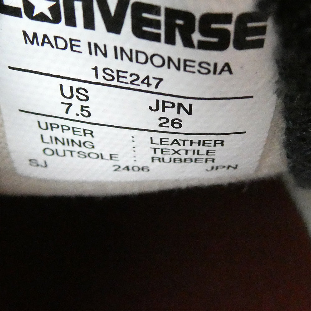 CONVERSE コンバース 1SE247 JACK PURCELL SLIP-ON ジャックパーセル スリッポン スニーカー グレー系 26.0cm【中古】