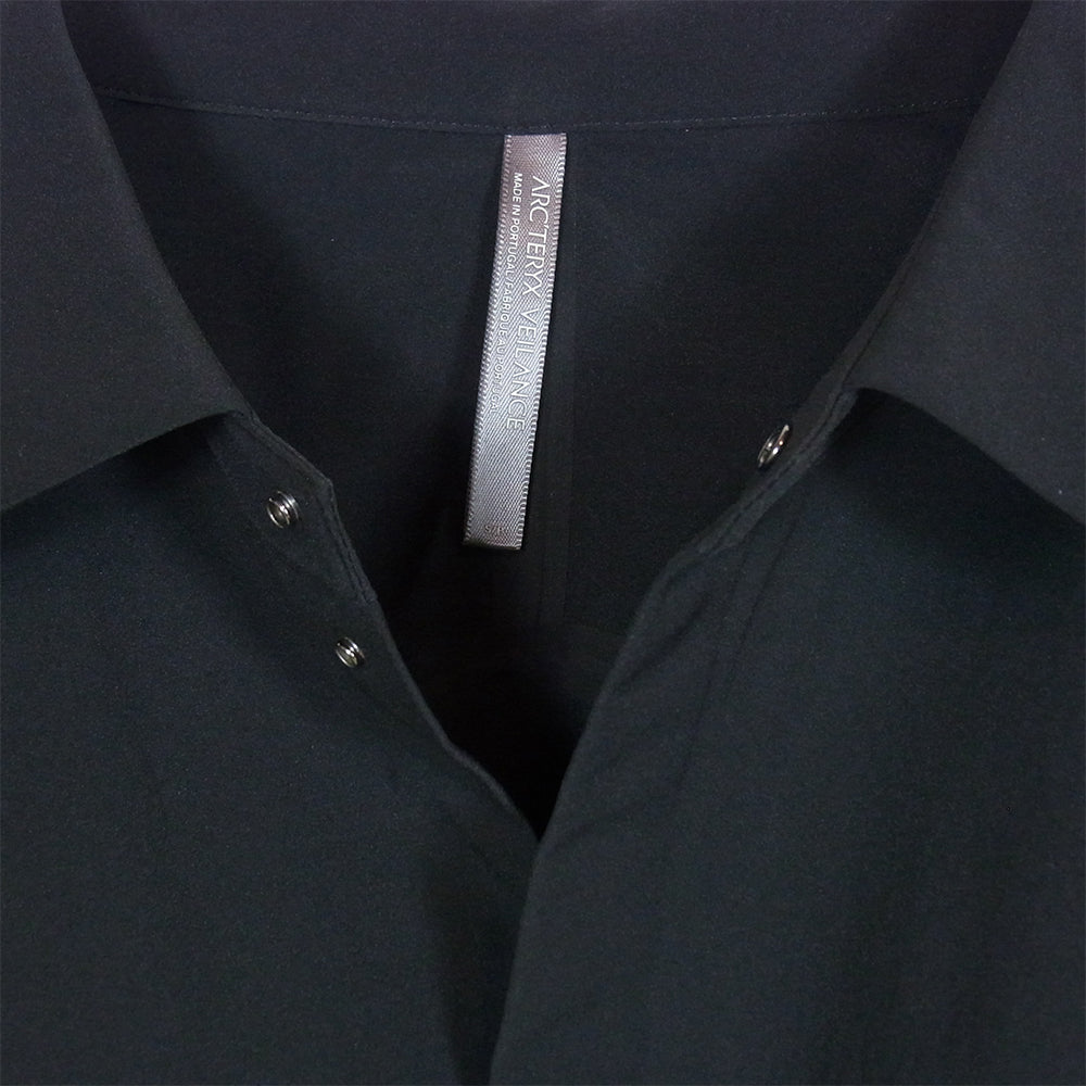 ARC'TERYX アークテリクス X000006414 VEILANCE ヴェイランス FIELDLS LS SHIRT フィールド 長袖 シャツ ブラック系 S【中古】