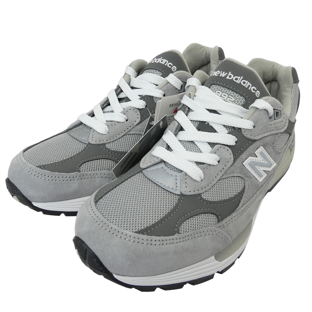 NEW BALANCE ニューバランス U992GY ローカット スニーカー グレー系 26cm【極上美品】【中古】