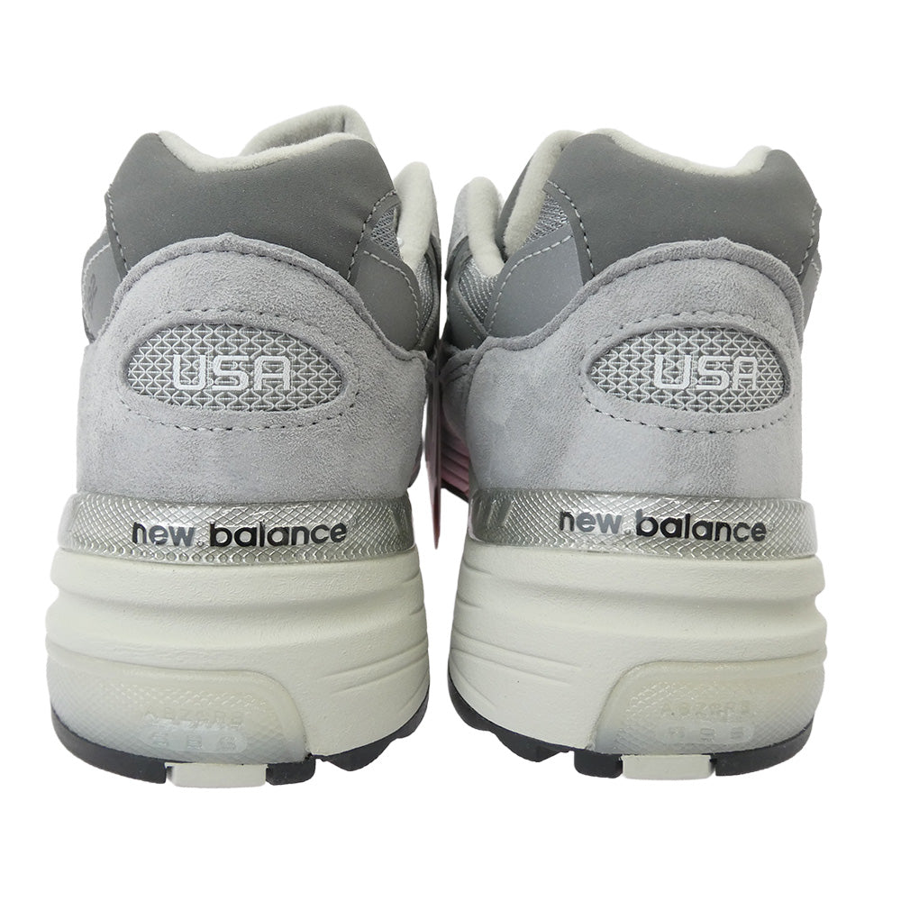 NEW BALANCE ニューバランス U992GY ローカット スニーカー グレー系 26cm【極上美品】【中古】