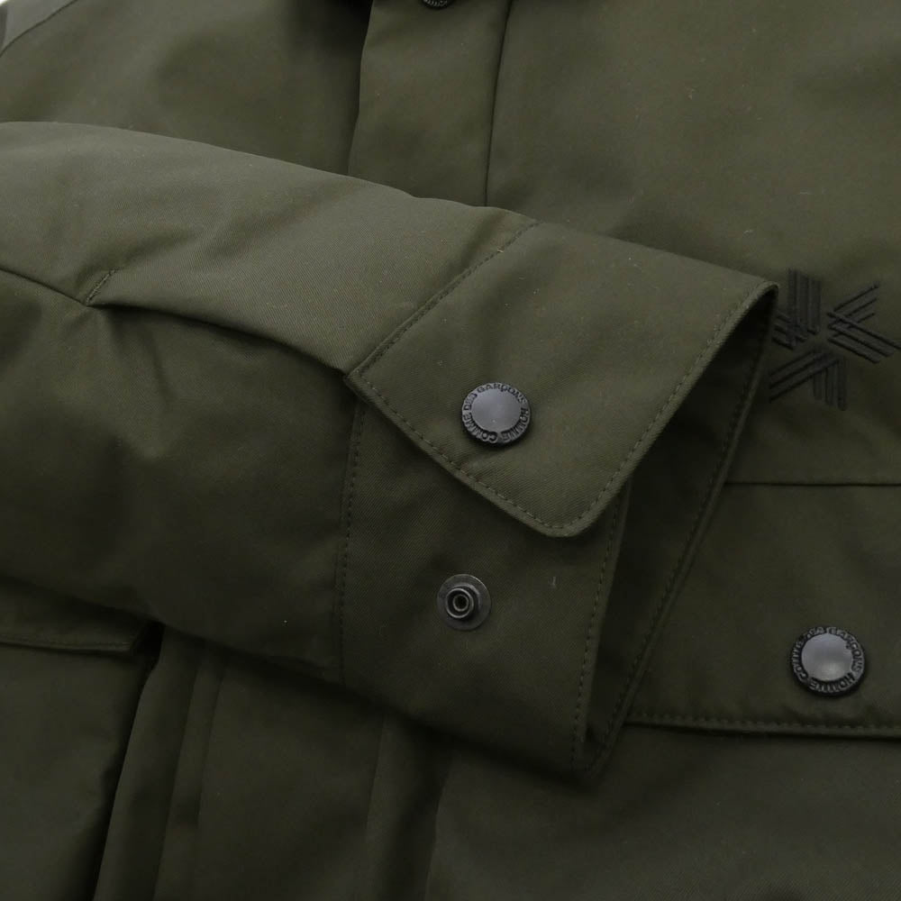 COMME des GARCONS HOMME コムデギャルソンオム GL25729CDG WINDSTOPPER Three-Dimensional Down Shirt ウィンドストッパー ダウン シャツ ジャケット カーキ系 S【極上美品】【中古】