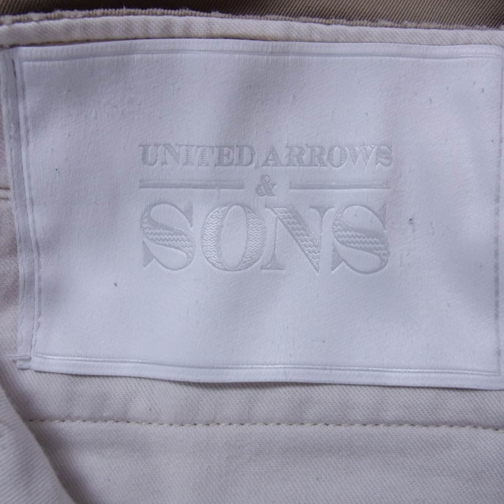UNITED ARROWS ユナイテッドアローズ 5144-211-0095 PT-17A ダメージ加工 チノパンツ ベージュ系 L【中古】