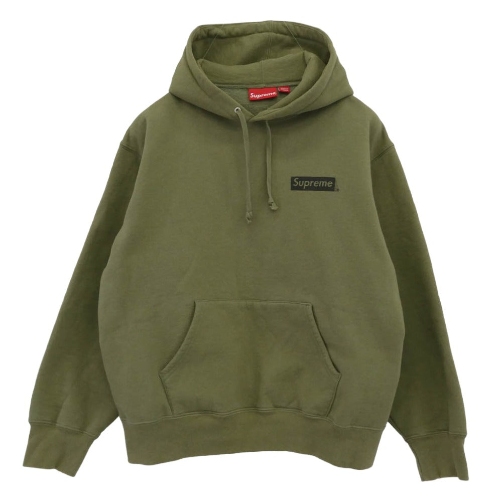 Supreme シュプリーム 23AW Catwoman Hooded Sweatshirt キャットウーマン プリント フーデッド スウェットシャツ プルオーバー パーカー カーキ系 マルチカラー系 M【中古】