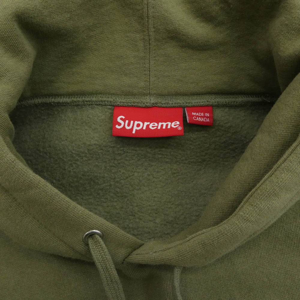 Supreme シュプリーム 23AW Catwoman Hooded Sweatshirt キャットウーマン プリント フーデッド スウェットシャツ プルオーバー パーカー カーキ系 マルチカラー系 M【中古】