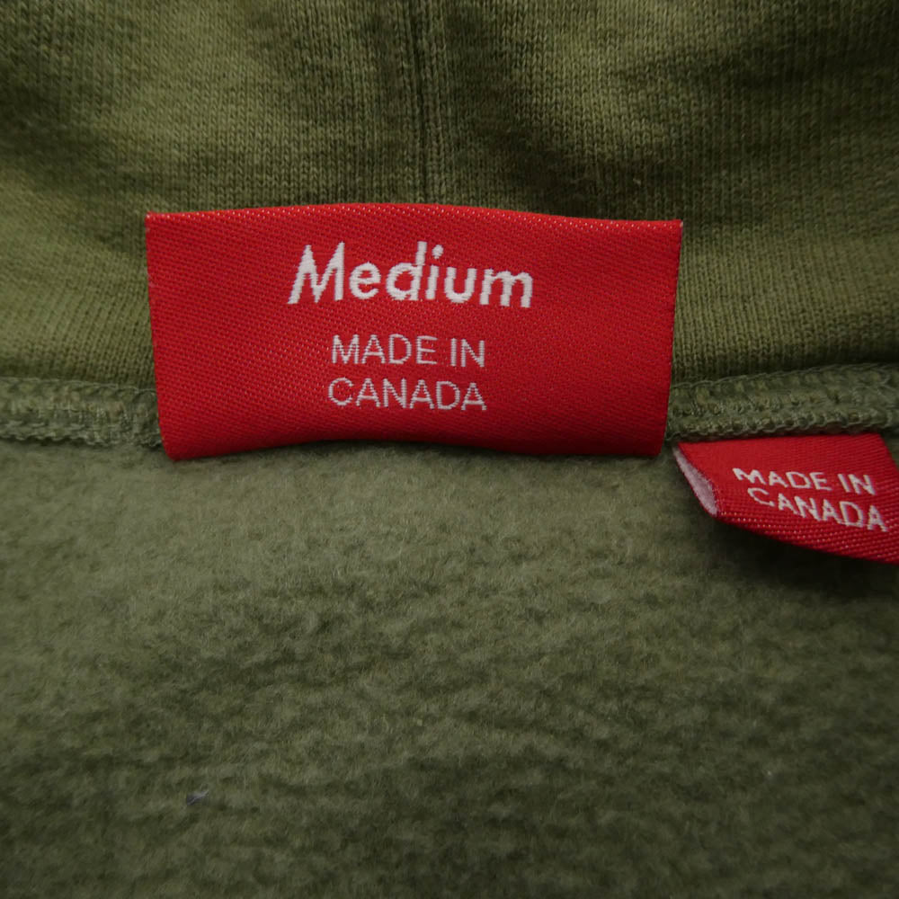 Supreme シュプリーム 23AW Catwoman Hooded Sweatshirt キャットウーマン プリント フーデッド スウェットシャツ プルオーバー パーカー カーキ系 マルチカラー系 M【中古】