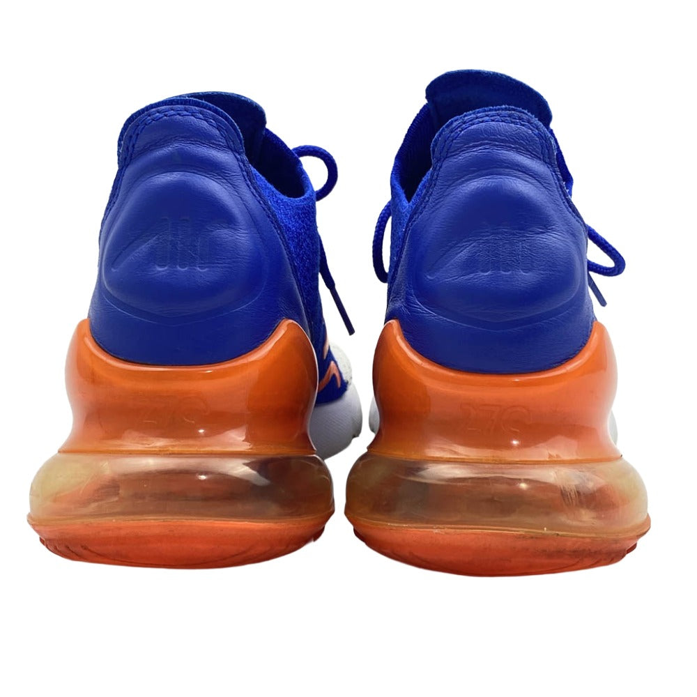 NIKE ナイキ A01023-101 AIR MAX 270 FLYKNIT エアマックス 270 フライニット ローカット ランニング シューズ スニーカー ホワイト系 ブルー系 オレンジ系 25.5cm【中古】