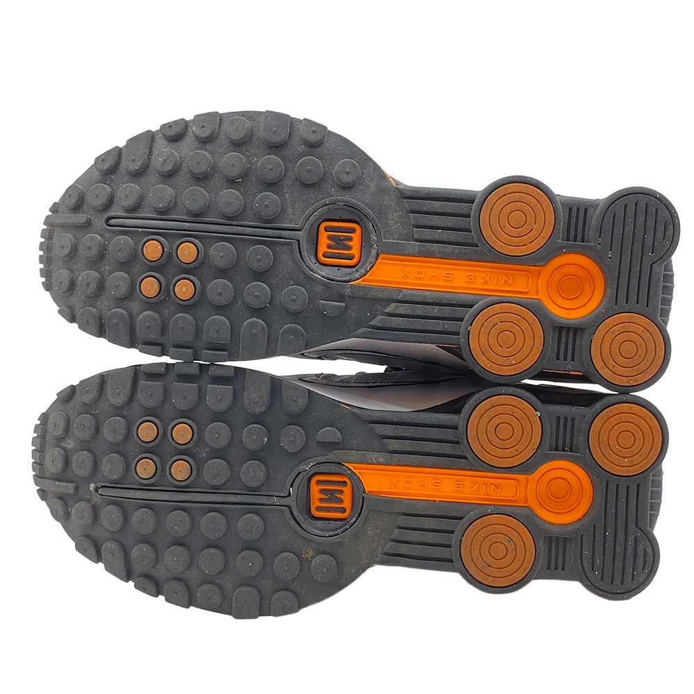 NIKE ナイキ HQ1988-003 Shox R4 Black Bright Mandarin ショックス