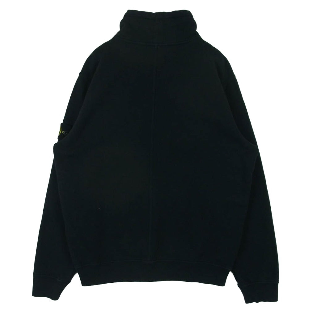 STONE ISLAND ストーンアイランド 751560519 Multi Pocket Detail Mock Neck Sweat マルチポケット スウェット トレーナー ブラック系 L【中古】