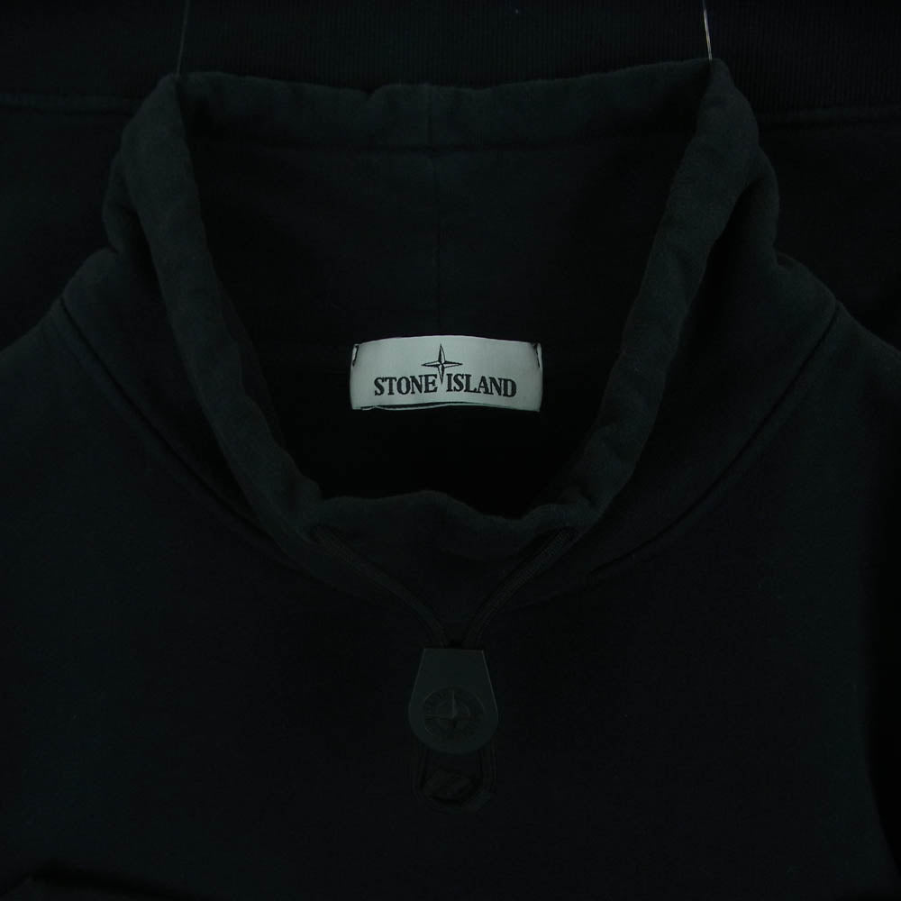 STONE ISLAND ストーンアイランド 751560519 Multi Pocket Detail Mock Neck Sweat マルチポケット スウェット トレーナー ブラック系 L【中古】