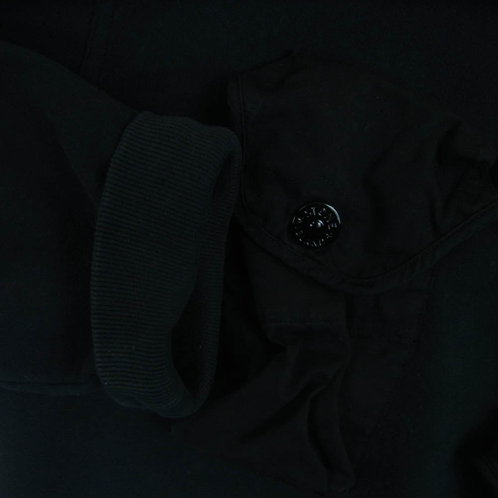 STONE ISLAND ストーンアイランド 751560519 Multi Pocket Detail Mock Neck Sweat マルチポケット スウェット トレーナー ブラック系 L【中古】