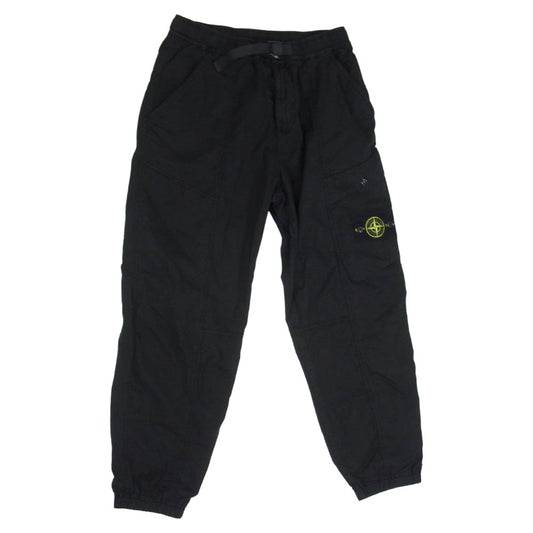 STONE ISLAND ストーンアイランド K1S153100016S0010 GARMENT DYED ガーメントダイ ミリタリー カーゴ パンツ ブラック系 28【中古】