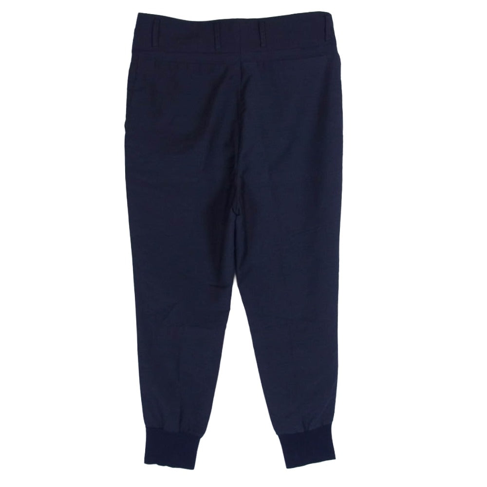 Paul Smith ポール・スミス PM-HS-48040 タック テーパード リブパンツ ネイビー系 M【中古】