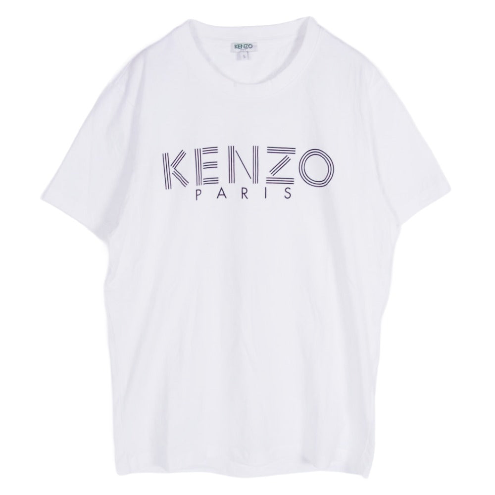 KENZO ケンゾー F765TS0924SG Classic Logo T-shirt クラシック ロゴ 半袖 Tシャツ ホワイト ホワイト系 S【中古】