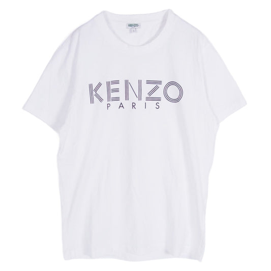 KENZO ケンゾー F765TS0924SG Classic Logo T-shirt クラシック ロゴ 半袖 Tシャツ ホワイト ホワイト系 S【中古】