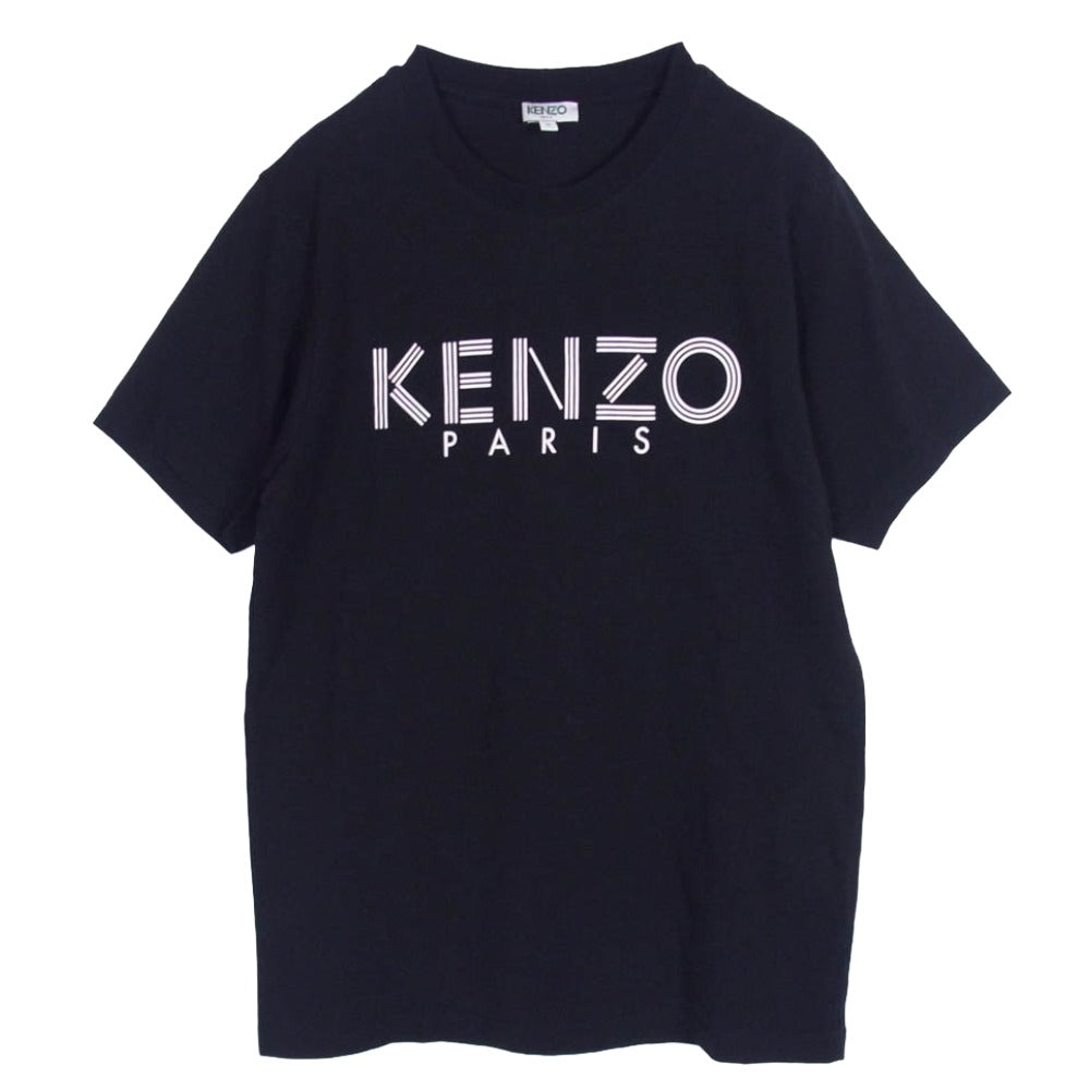 KENZO ケンゾー F765TS0924SG Classic Logo T-shirt クラシック ロゴ 半袖 Tシャツ ブラック ブラック系 S【中古】