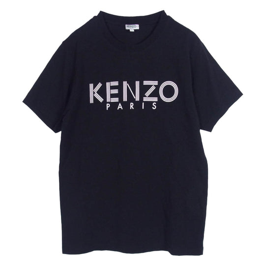 KENZO ケンゾー F765TS0924SG Classic Logo T-shirt クラシック ロゴ 半袖 Tシャツ ブラック ブラック系 S【中古】