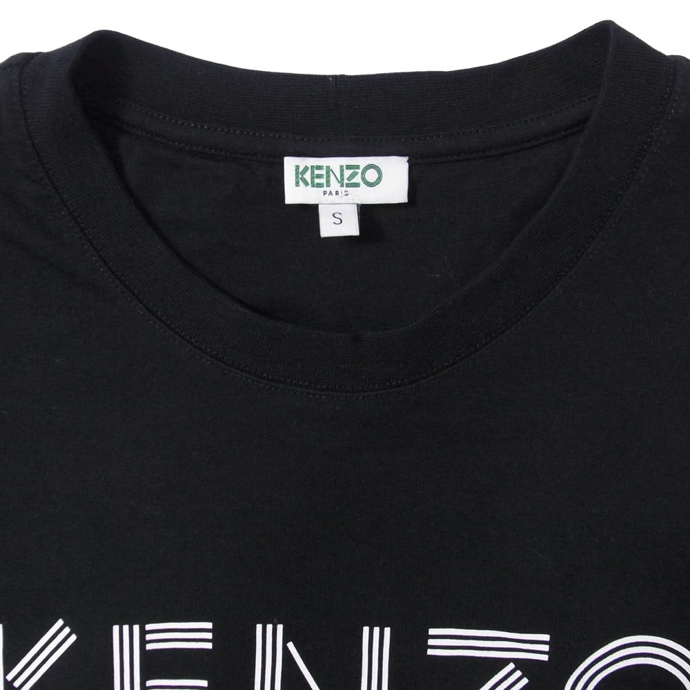 KENZO ケンゾー F765TS0924SG Classic Logo T-shirt クラシック ロゴ 半袖 Tシャツ ブラック ブラック系 S【中古】