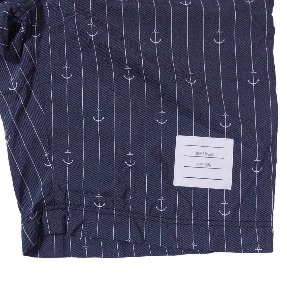 THOM BROWNE トムブラウン MTU173AW8071 イタリア製 スイム ショーツ ハーフパンツ ネイビー系 1【中古】