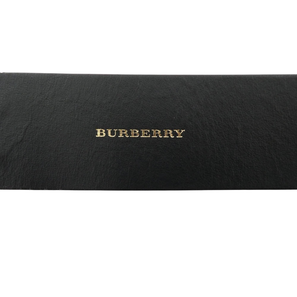 BURBERRY バーバリー ダブルロック レザー ベルト ブラック系【中古】