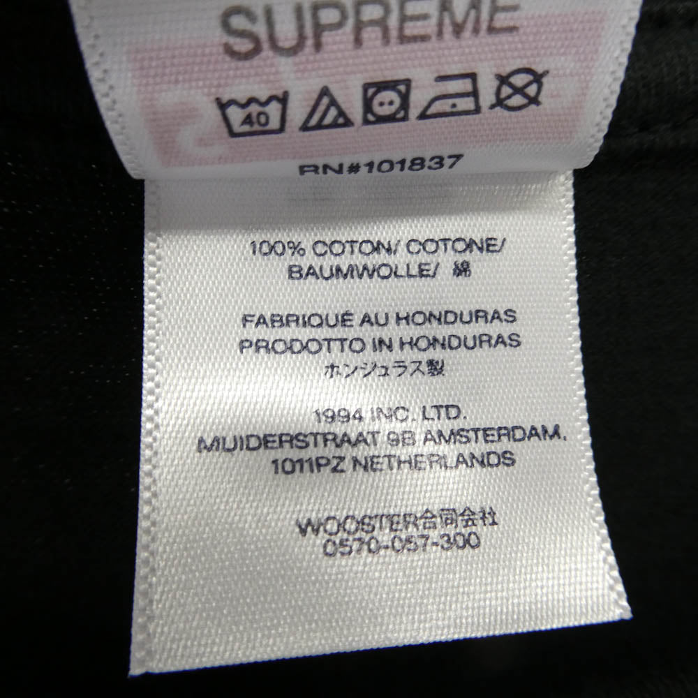 Supreme シュプリーム 25AW Wu-Tang Clan RZA Tee ウータンクラン 半袖 Tシャツ ブラック系 L【中古】