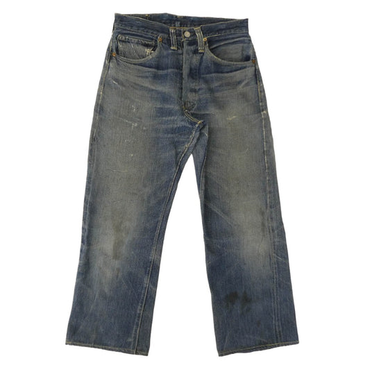 Levi's リーバイス 40s S501XX 大戦モデル 片面タブ WWII デニム パンツ インディゴブルー系【中古】