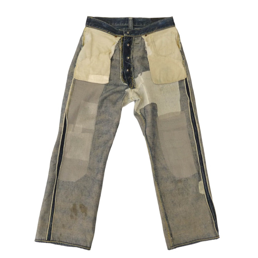 Levi's リーバイス 40s S501XX 大戦モデル 片面タブ WWII デニム パンツ インディゴブルー系【中古】