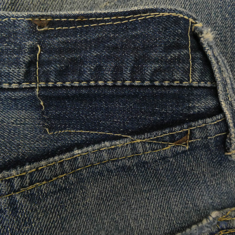 Levi's リーバイス 40s S501XX 大戦モデル 片面タブ WWII デニム パンツ インディゴブルー系【中古】
