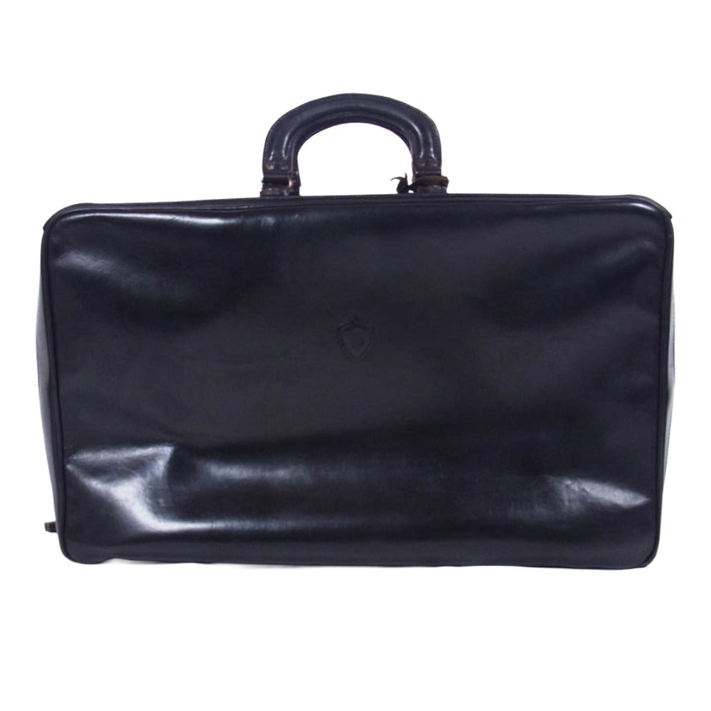 Felisi フェリージ 20162 オール レザー トランクケース ビジネスバッグ トラベルバッグ ブラック系【中古】