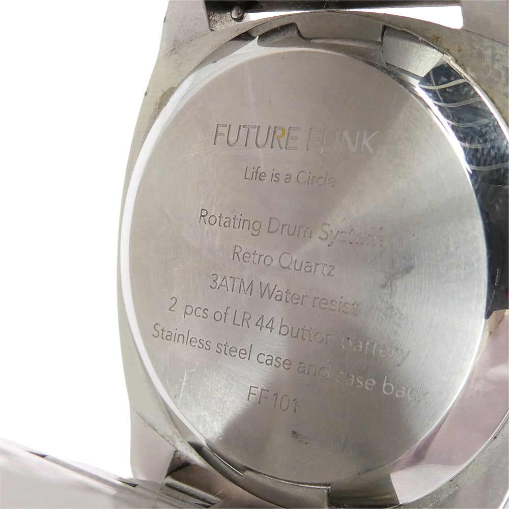 フューチャーファンク FF101-SV-MT クォーツ 腕時計 シルバー系【中古】