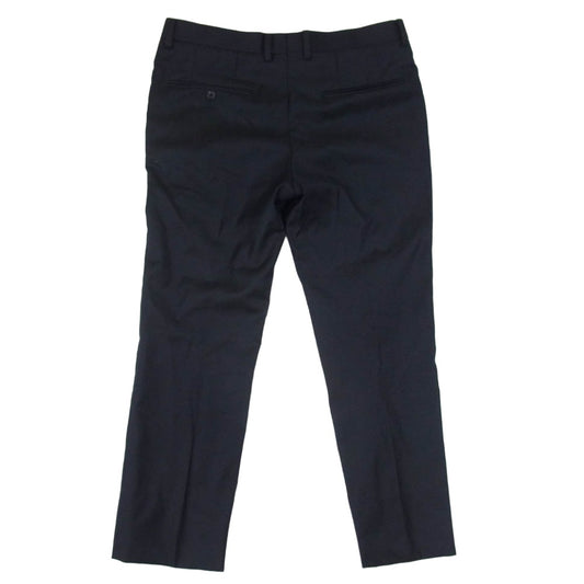 WACKO MARIA ワコマリア Loro Piana ロロピアーナ生地 FOUR SEASONS スラックスパンツ ネイビー系 M【中古】