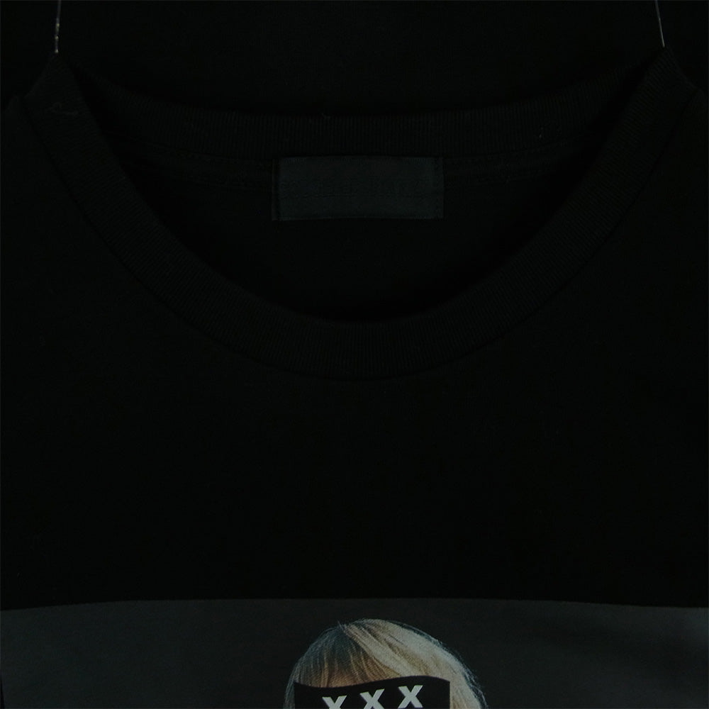 GOD SELECTION XXX ゴッドセレクション 20SS GX-S20-ST-22 TAYLOR SWIFT テイラー スウィフト フォト プリント 半袖 Tシャツ ブラック系 M【美品】【中古】
