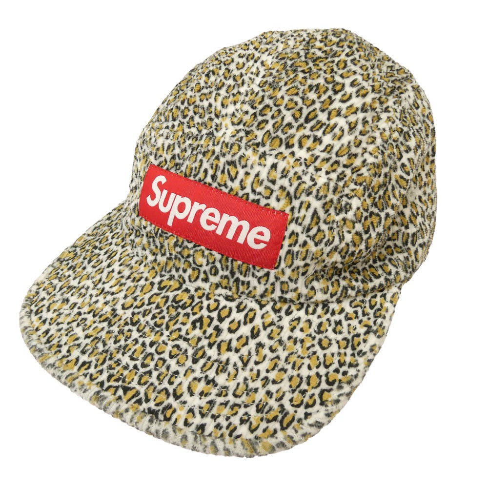 Supreme シュプリーム 25AW Corduroy Camp Cap Leopard コーデュロイ キャンプ キャップ レオパード 帽子 マルチカラー系【美品】【中古】