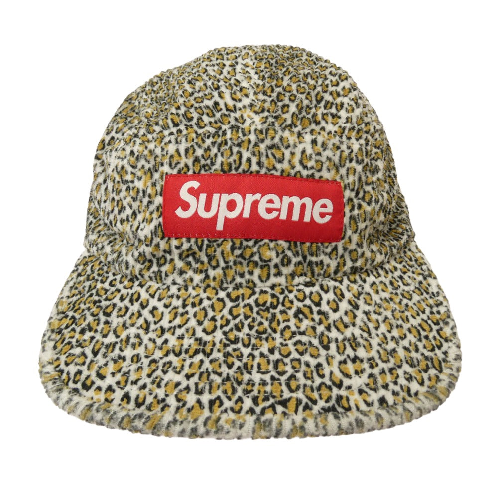Supreme シュプリーム 25AW Corduroy Camp Cap Leopard コーデュロイ キャンプ キャップ レオパード 帽子 マルチカラー系【美品】【中古】