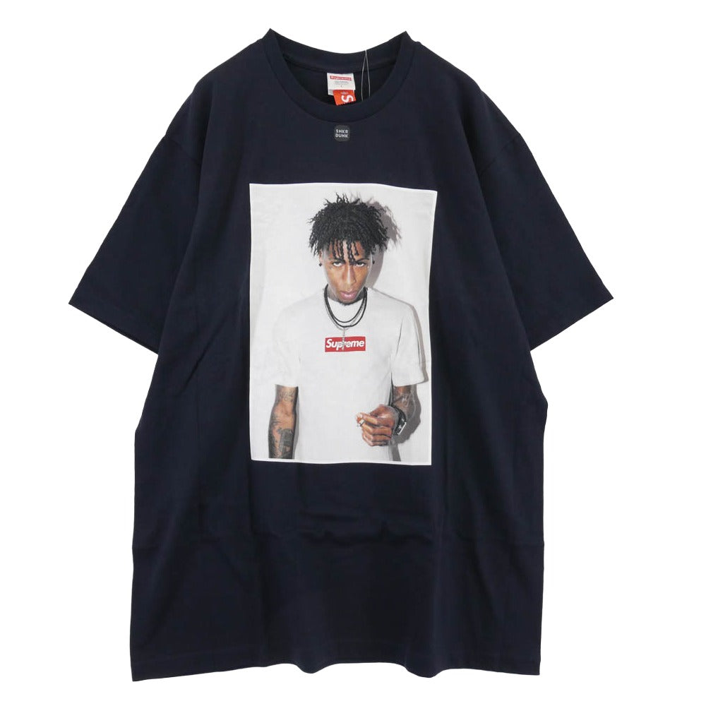 Supreme シュプリーム 23AW NBA Youngboy Tee ヤングボーイ 半袖 Tシャツ ネイビー ネイビー系 L【極上美品】【中古】