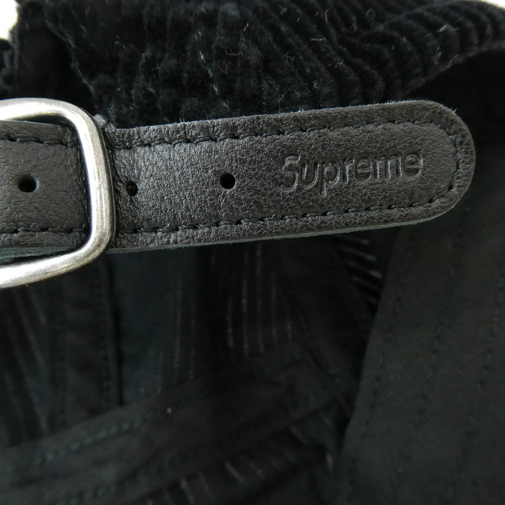 Supreme シュプリーム 24AW Corduroy Camp Cap Black コーデュロイ キャンプ キャップ ブラック 帽子 ブラック系【中古】