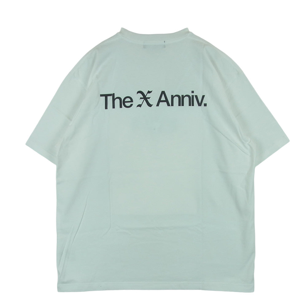 GOD SELECTION XXX ゴッドセレクション FRAGMENT DESIGN フラグメントデザイン 23SS GX-S23-10ST-02 10周年 フォトプリント 半袖 Tシャツ ホワイト系 L【極上美品】【中古】