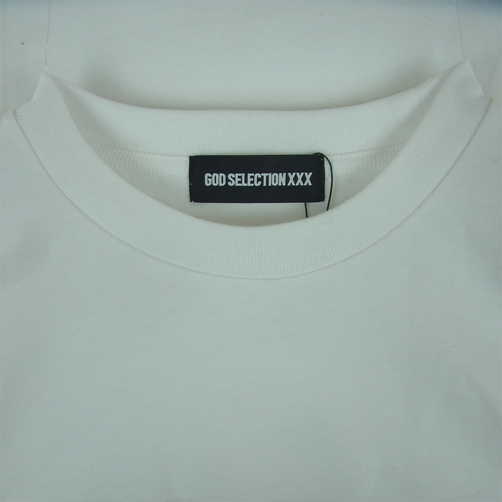 GOD SELECTION XXX ゴッドセレクション FRAGMENT DESIGN フラグメントデザイン 23SS GX-S23-10ST-02 10周年 フォトプリント 半袖 Tシャツ ホワイト系 L【極上美品】【中古】