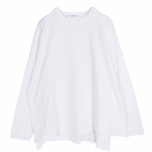 ENFOLD エンフォルド 23SS 300GS280-0810 23SS LONG SLEEVE T-SHIRT LONG SLEEVE T-SHIRT ロングスリーブ 長袖 Tシャツ カットソー ホワイト ホワイト系 38【中古】