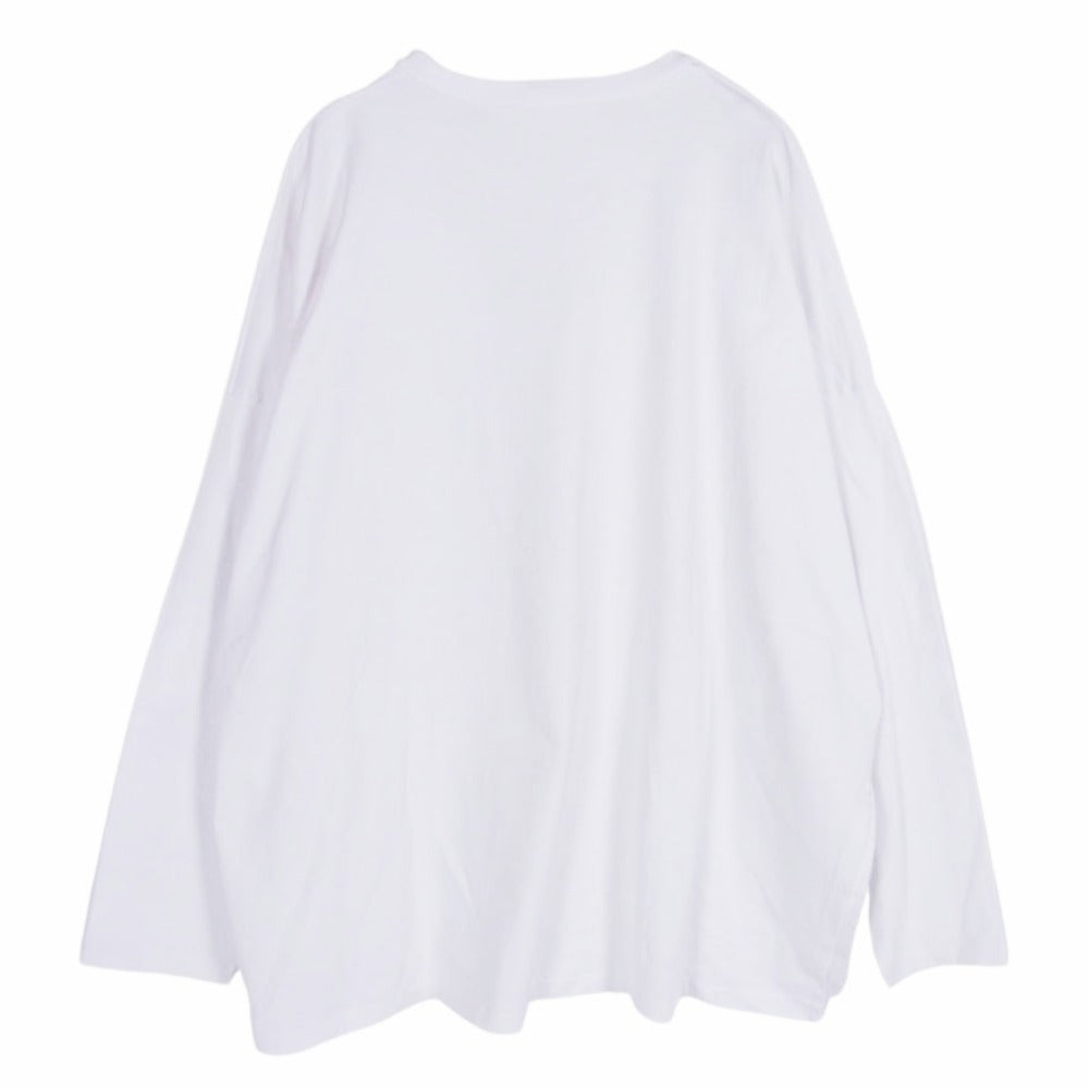 ENFOLD エンフォルド 23SS 300GS280-0810 23SS LONG SLEEVE T-SHIRT LONG SLEEVE T-SHIRT ロングスリーブ 長袖 Tシャツ カットソー ホワイト ホワイト系 38【中古】