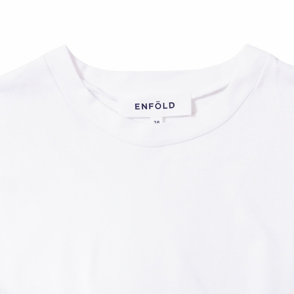 ENFOLD エンフォルド 23SS 300GS280-0810 23SS LONG SLEEVE T-SHIRT LONG SLEEVE T-SHIRT ロングスリーブ 長袖 Tシャツ カットソー ホワイト ホワイト系 38【中古】