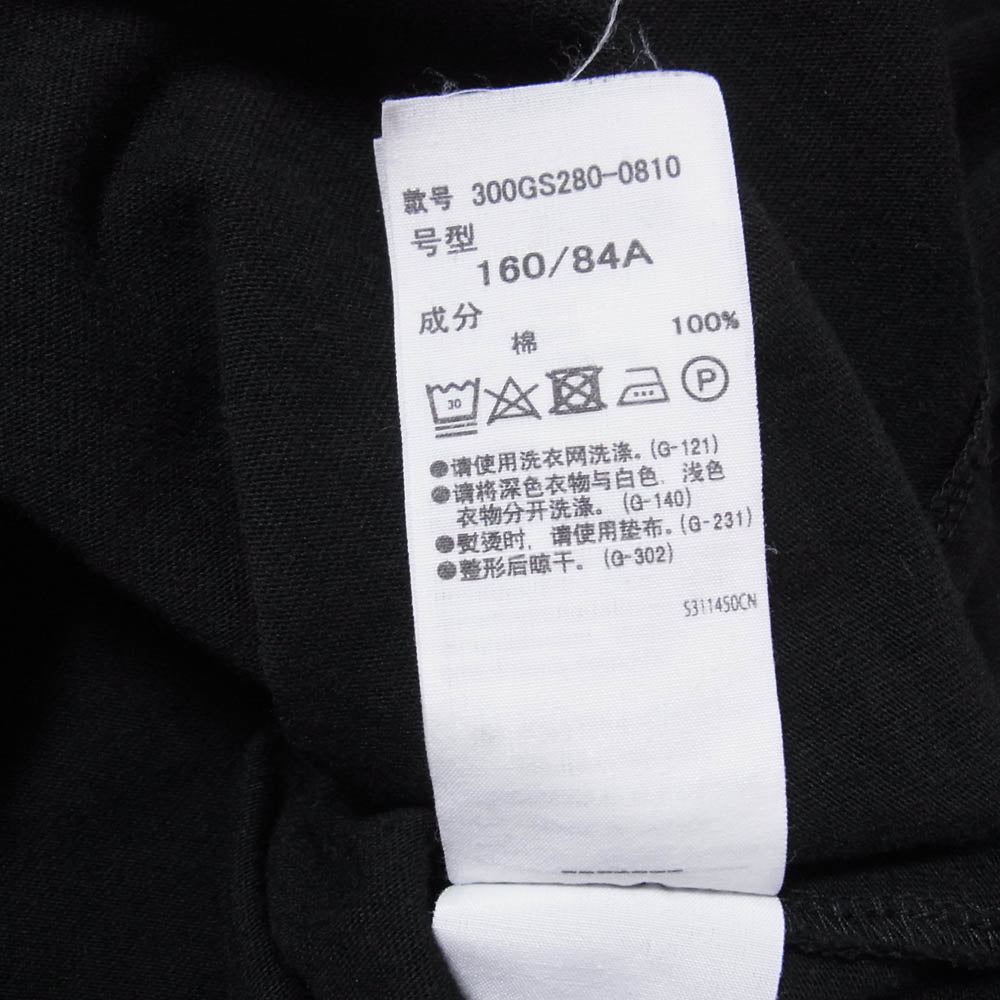 ENFOLD エンフォルド 23SS 300GS280-0810 23SS LONG SLEEVE T-SHIRT LONG SLEEVE T-SHIRT ロングスリーブ 長袖 Tシャツ カットソー ブラック ブラック系 38【中古】