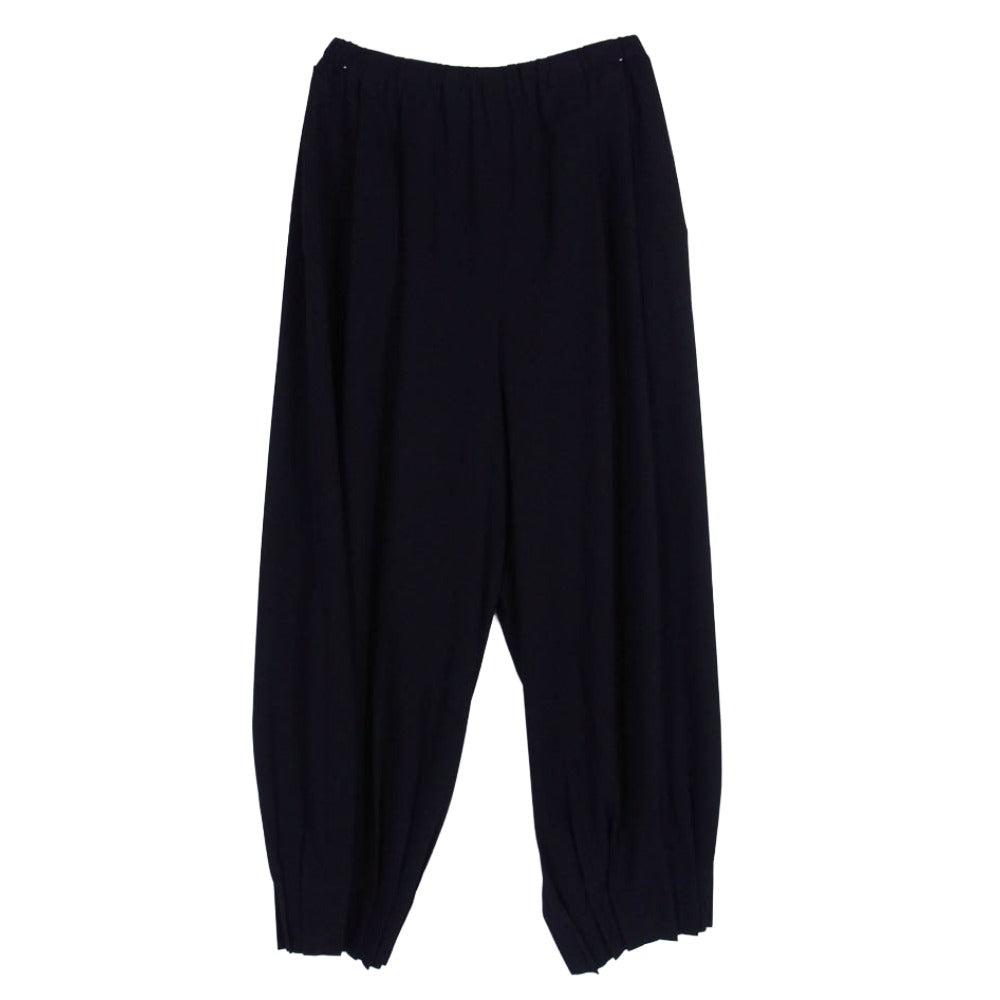 ENFOLD エンフォルド 23SS 300IA231-0671 TACK-HEM PANTS タック ヘム パンツ ブラック系 38【美品】【中古】