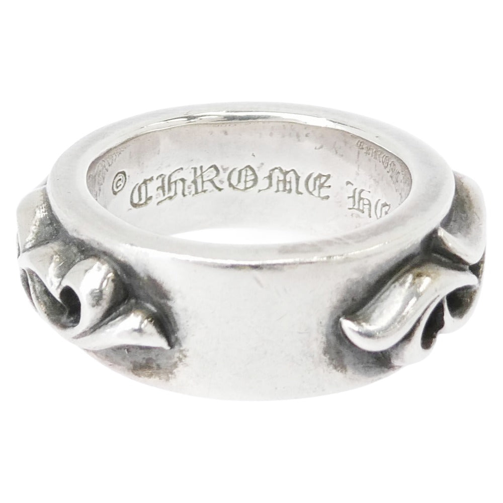 CHROME HEARTS クロムハーツ（原本有） インボイス付属 DBL NARROW VINE BAND ダブルナローヴァインバンド リング シルバー系 16.5号【中古】