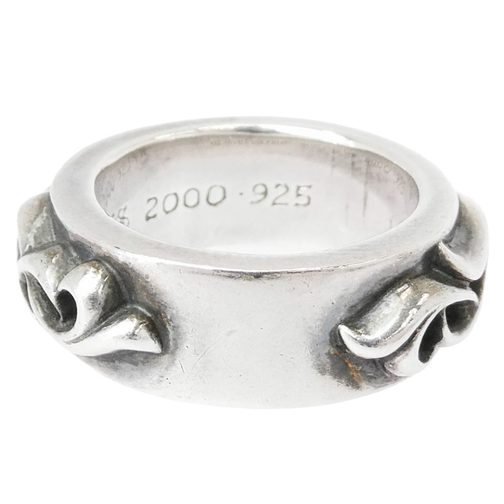 CHROME HEARTS クロムハーツ（原本有） インボイス付属 DBL NARROW VINE BAND ダブルナローヴァインバンド リング シルバー系 16.5号【中古】