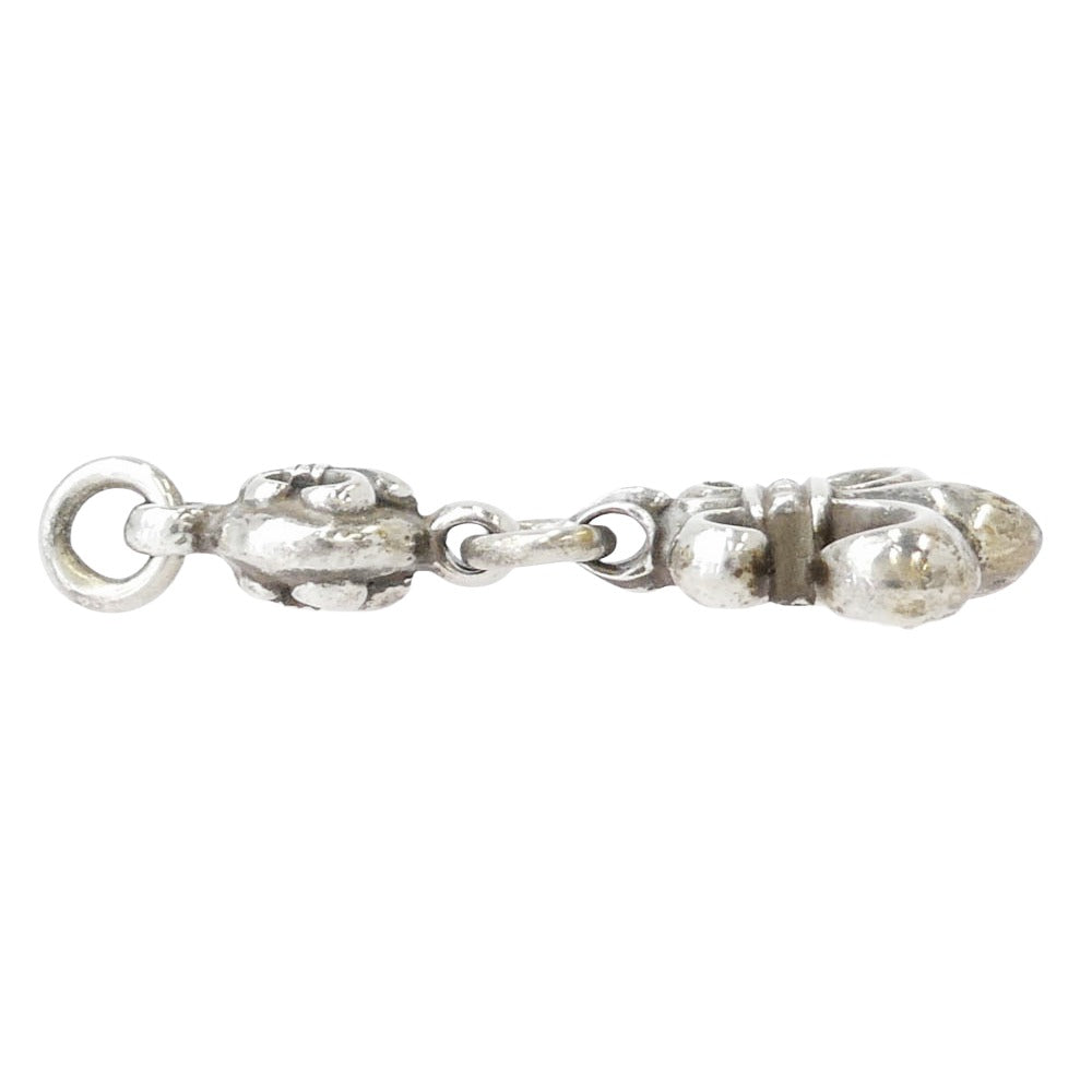 CHROME HEARTS クロムハーツ（原本無） OLD 1BALL BS FLEUR オールド 1ボール BSフレア チャーム ペンダントトップ シルバー系【中古】